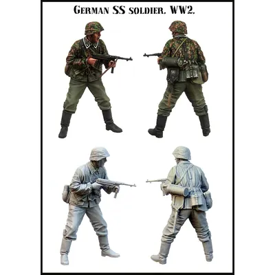 [Tauchmodell]1/35 Harzfigur 1/35 Figur Harzbausätze unbemalte Miniaturen KT0210 Image