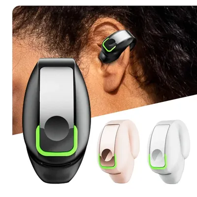 Bone Conduction 5.3 Kabelloses Bluetooth-Headset, sprechendes Clip-on-Headset, langlebiges Tragen ohne Schmerzen, extrem lange Akkulaufzeit Image