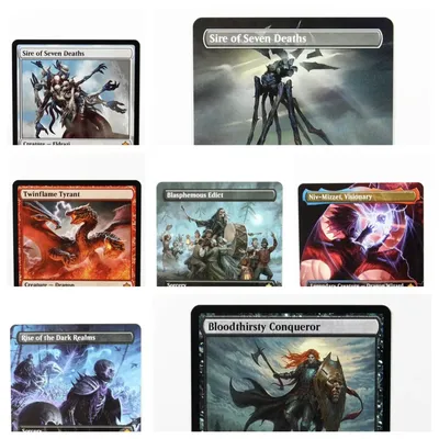 FDN Magical Proxy Cards Game Quality Proxy Twinflame Tyrant Sire of Seven Deads Gathering Brettspiel Image