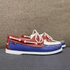 SEBAGO Herren Damen Homme Authentic Docksides Schuhe – Premium-Moc-Toe-Schnür-Bootsschuhe aus echtem