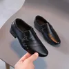 Jungen Spitz Leder Schuhe Studenten Neue Frühling Herbst Flache Mode Einzelnen Schuhe Kinder Schuhe Größe 21-36 G679