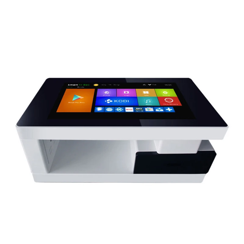 Couchtisch mit intelligentem Bildschirm, kapazitiver interaktiver Hebespeltisch, Multifunktions-Touch-Verhandlung, Touch-All-in-One-Maschine Image