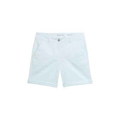 TOM TAILOR Damen Chino Bermuda Shorts, blau, Gemustert, Gr. 40 Image