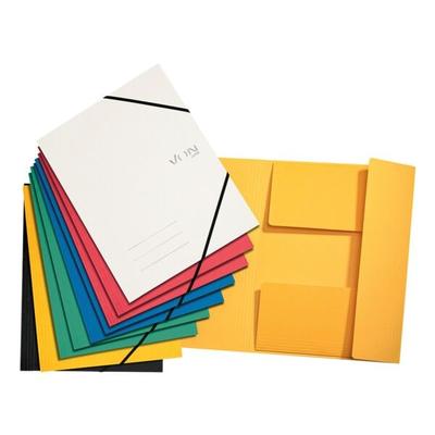 VON Eckspannermappe A4 Karton 335 g/m² 10 Stück, 24.2x31.8 cm Image