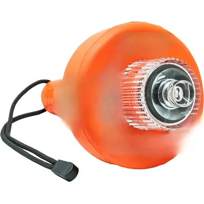 Flare Electronic Visual Distress Signal Kit with Daytime Distress Flag and Whistle - CG Approved