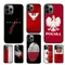 Poland Flag Mobile Phone Cases Cover For iPhone 16 15 14 12 13 mini 11 Pro MAX apple 6 7 8 Plus