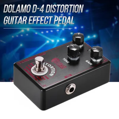 Dolamo D-4 High Gain Distortion Guitar Effect Pedal True British Style Effect Pedal with True Bypass
