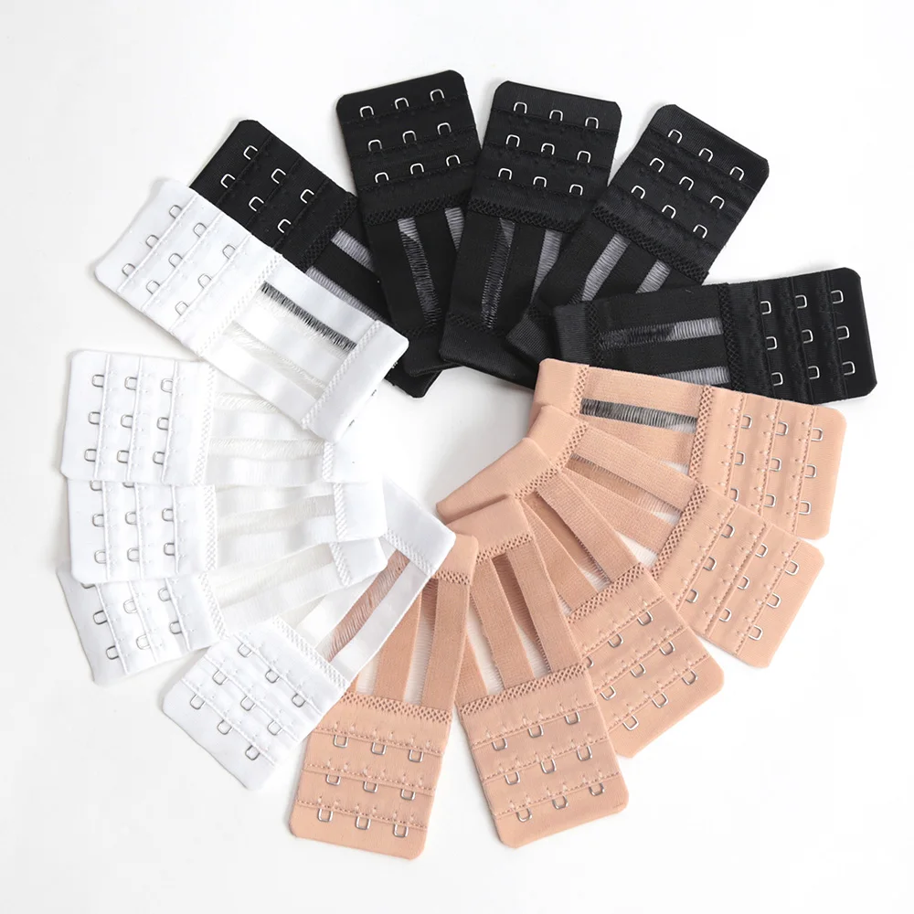 Nouveau 5 pièces/ensemble boucle dames soutien-gorge Extender élastique Extension sangle crochet réglable ceinture intimes à la main femmes bricolage accessoires