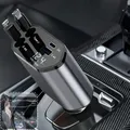 Cavo USB tipo C per caricabatteria da auto retrattile 4 IN 1 da 120 W per iPhone Huawei Samsung Cavo di ricarica rapido Adattatore per accendisigari