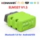 KONNWEI ELM327 V1.5 Scanner automatico Bluetooth 5.0 KW902 OBD2 Strumento diagnostico per auto ELM 327 V 1 5 OBD 2 Lettore di codici per Android iOS
