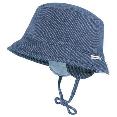 maximo - Baby's Hütchen Musselin Band Ohrenkl. Futter - Hut Gr 41 cm blau Image