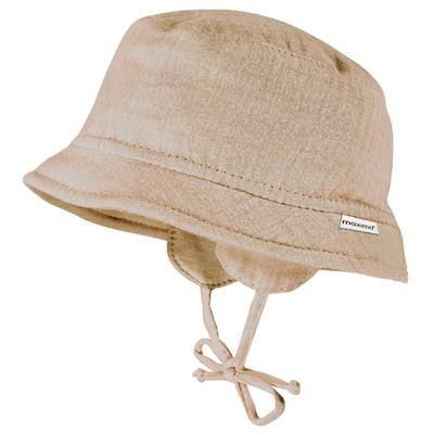 maximo - Baby's Hütchen Musselin Band Ohrenkl. Futter - Hut Gr 41 cm beige Image