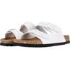 Sandale CRUZ "Whitehill W cork sandal", Gr. 36, weiß, Synthetik, sportlich, Schuhe