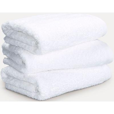 Handtuch MÖVE "Superwuschel", weiß (snow), B:50cm L:100cm, Walkfrottee, Baumwolle, Handtücher (Packung), Handtuch mit Bordüre, 100% Premium Cotton Baumwolle, einfarbig, weich Image
