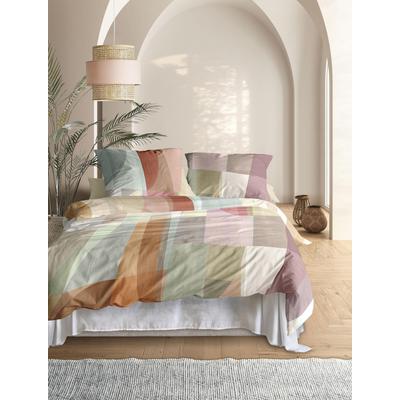 Bettwäsche IRISETTE "Wave 8592", bunt (multi), B/L: 155cm x 220cm, , Mako-Satin, B/L: 80cm x 80cm, Mako-Satin, Obermaterial: 100% Baumwolle, Bettwäsche, anschmiegsam und atmungsaktiv, Ganzjahresqualität Image