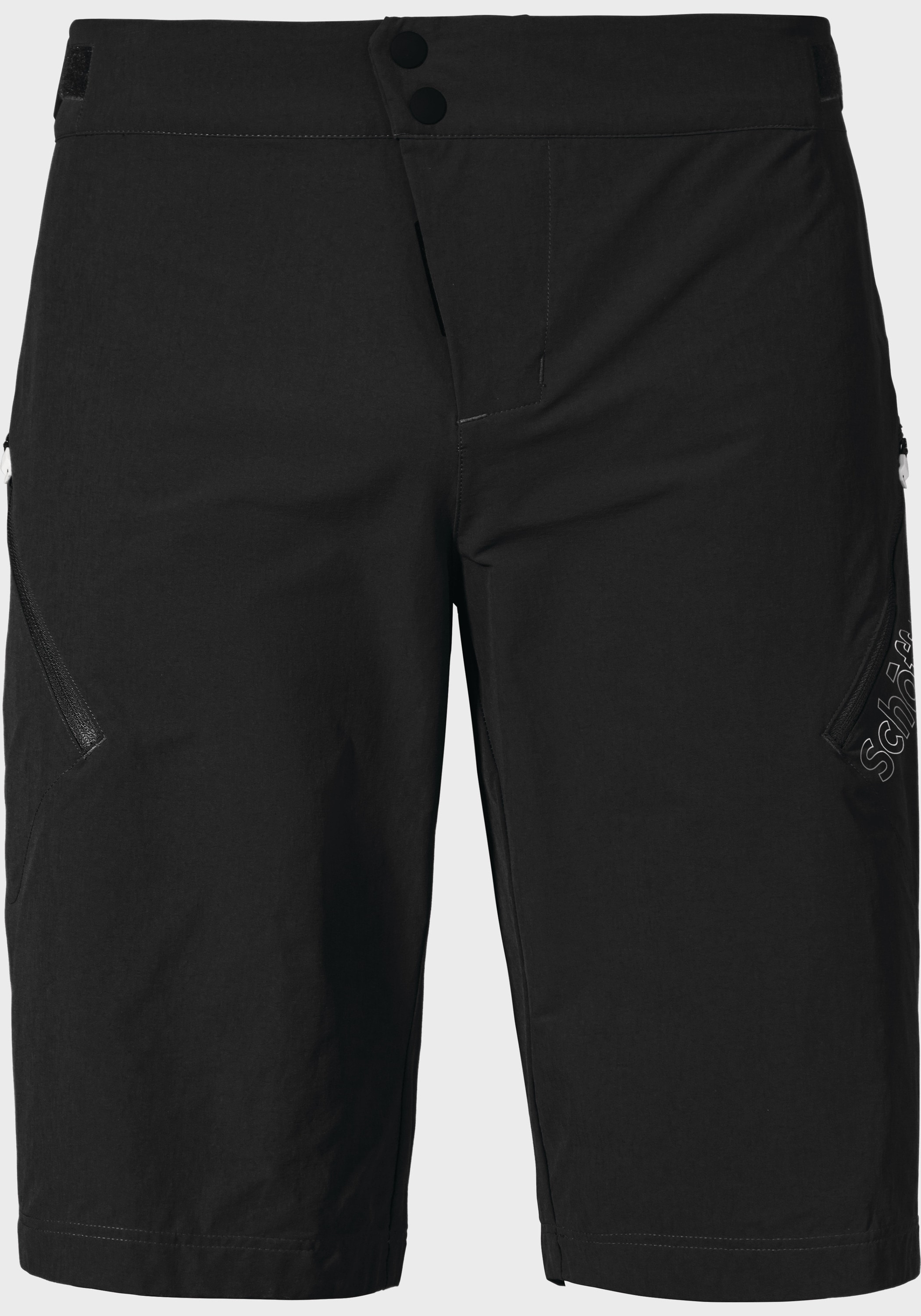 Shorts SCHÖFFEL "Bike Shorts Style Puula MNS", Gr. 50, Normalgrößen, schwarz (9990, schwarz), Oberstoff: 95% Nylon, 5% Elasthan, Hosen Image