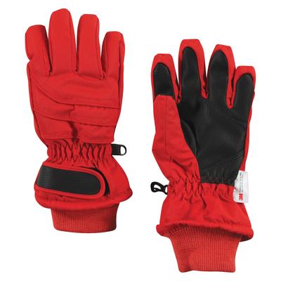 Hudson Baby Unisex Snow Gloves, Red