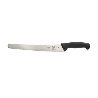 Mercer Culinary M23213 12" Brisket Slicer Knife w/ Black Santoprene/Polypropylene Handle, High Carbon Japanese Steel