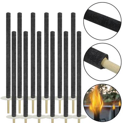 TEMU Garden Torch Set Candle Torch Minute Torch With Handle Suitable For Outdoor, Hiking, Party And That Need Lighting Image