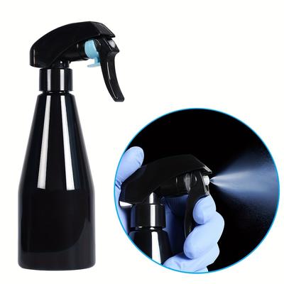 TEMU 1pc Jscolour 250ml Black Tattoo Cleaning Spray Bottle With Nozzle - Durable, Leak-proof, Non-battery Operated For Efficient Ink & Skin Care, Tattoo Supplies Image