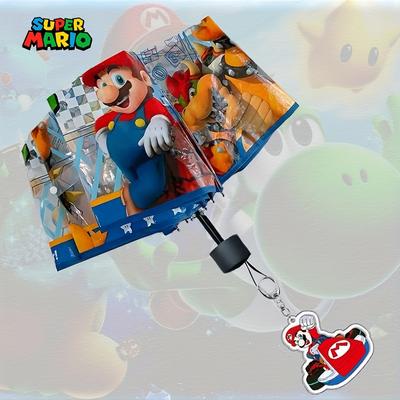 TEMU Super Umbrella With Pendant 2pcs Set - Automatically And Manually. With A Durable , Made Of Transparent Pvc And Features Vivid . Portable And Suitable For Sunshading Image