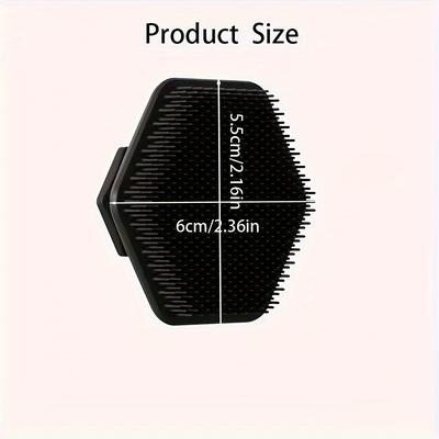 TEMU 1pc Portable And - Exfoliating Scrubber , Bristles For Cleaning & Dandruff Removal, Cleaning Tool, Unscented Image