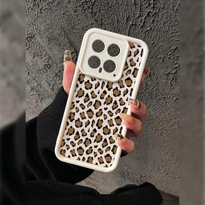 TEMU Brown Print Suitable For Xiaomi 14/14 Pro/14t/14t/pro12t/ Xiaomi Poco X3 Nfc/ Poco M6 Pro/ Poco C61/ Poco F4/ Poco F3 Gt/ Poco X3 Gt/ Poco X4 Gt Cute And Stylish/ Soft Case/protective Phone Case Image