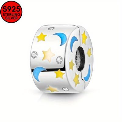 TEMU 1pc S925 Luminous Locator Fit Elegant Style Bracelets Women Daliy Jewelry Image