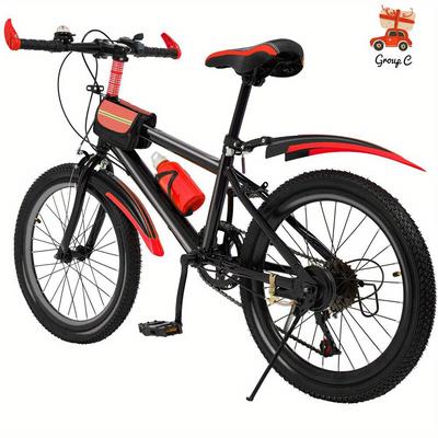 TEMU Bike, 20 Inch Mountain Bicycle Height Adjustable Bike With Holder Storage Bag, Bicycle Image