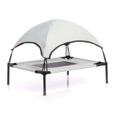 TEMU Wiltec Dog Bed With Roof Grey 91 X 76 X 16 Cm Size L Up To 35 Kg Outdoor Cat Lounge Pet Sleeping Image