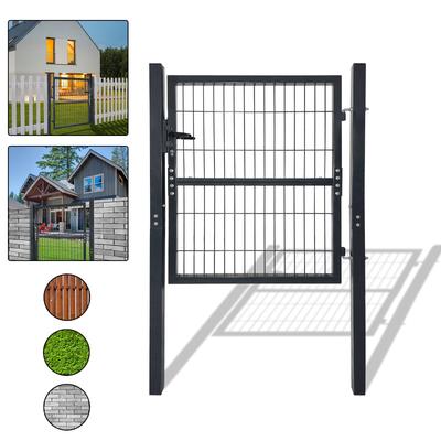 TEMU Garden Gate Garden Door X 100cm Fence Gate Including Lock, Door Handle, & Keys, Garden Gate Entrance Gate Yard Door Image