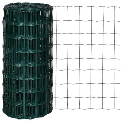 TEMU Garden Fence Wire Mesh Grid Fence Welded Mesh 25x0.8m, Fence Used As Decoration, Or As A Protective Barrier Against Pets, Puppies, Or In The Garden, Farms. Image