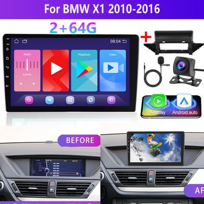 "TEMU Podofo 13 Car Stereo For X1 (2010-2016) - 10.1"" Touch Screen, 2gb + 64gb Storage, Wireless 5.0, Carplay/ Auto, Gps, Wifi, Fm Rds Radio, Ahd Backup Camera & Microphone, Harness Included"