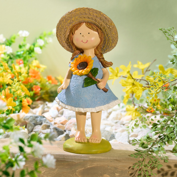 Gartendeko Blumenmädchen "Sonja" Image