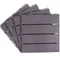 4 Pcs Durable High Density Plastic Balcony Floor Garden Decking Tiles Interlocking Patio Outdoor
