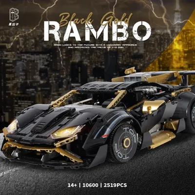 10600 2519 stücke MOC Kreativität Technische Fernbedienung Sport Auto Bausteine Modell Racing Auto Image