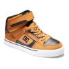 Sneaker DC SHOES "Pure High-Top EV", Kinder, Gr. 10,5(27,5), rot (grau, rot), Obermaterial: Leder / Futter: Textil / Außensohle: Gummi, Schuhe