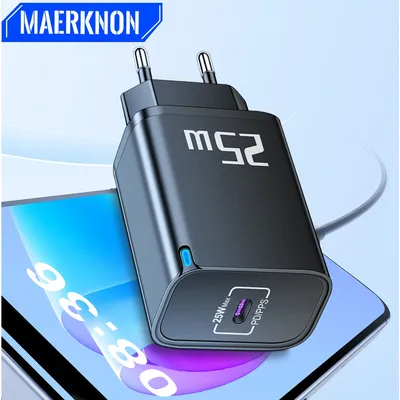 25W USB C Ladegerät PD Ladegerät Schnelle Lade Telefon Ladegerät Typ C Quick Charge 3,0 Adapter Für iPhone Samsung Xiaomi wand Ladegerät