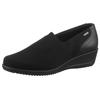 Slipper ARA "ZÜRICH", Damen, Gr. 8 (42), schwarz, Textil, Leder, unifarben, klassisch, Schuhe, Trotteur, Hochfrontpumps, Slipper in Komfortweite H (= sehr weit)