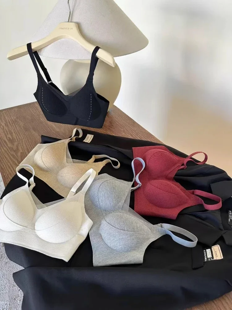 MOYISU Thermo-Push-Up-BH für Damen, kabellos, Anti-Durchhängen, Winter-Dessous, doppelte Lift-Unterstützung, weiche Schultergurte, Komfort für jeden Tag Image