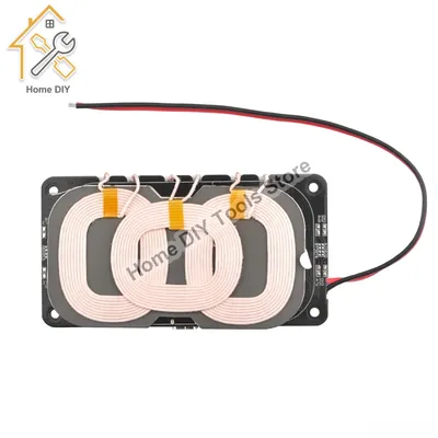 20w Typ C für Qi Wireless Charger Sender modul Leiterplatte mit 3 Spule 5V 12V für DIY Auto Image