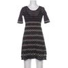 M Missoni Damen Kleid, Gr. 40, schwarz, Baumwolle, Synthetik
