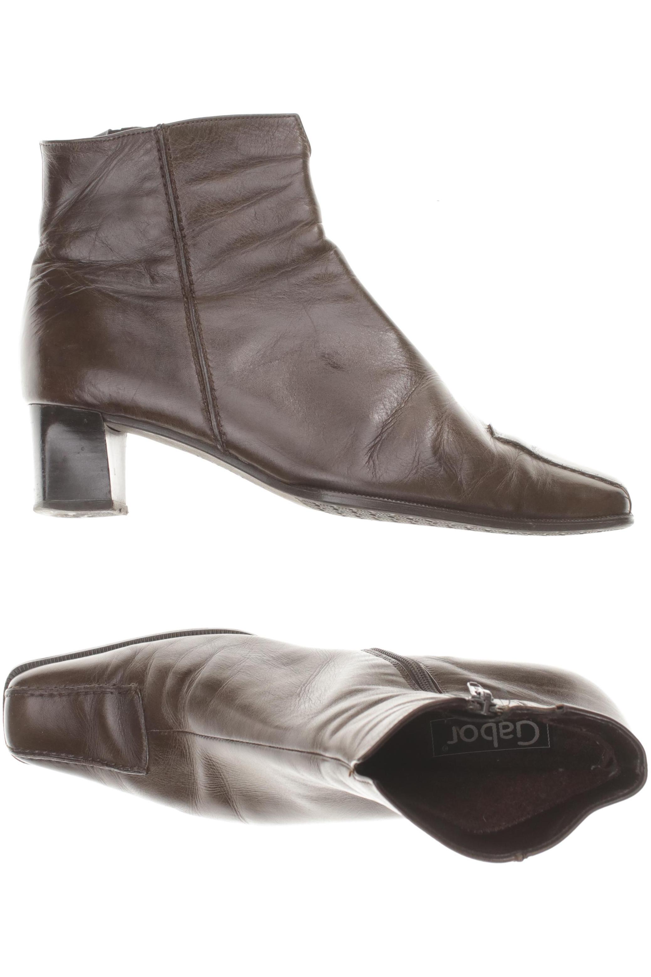 Gabor Damen Stiefelette, Gr. 6.5, braun, Leder Image