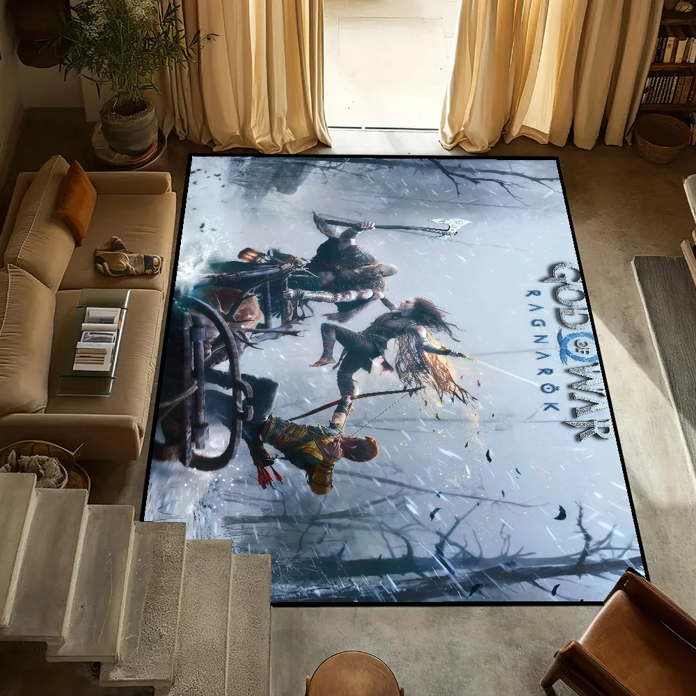 Spiel G-God Of War Kleiner Teppich Nachttisch Küche Bad Wohnzimmer Haus Schlafzimmer Bodenmatte Fußmatte Teppich Dekoration Image