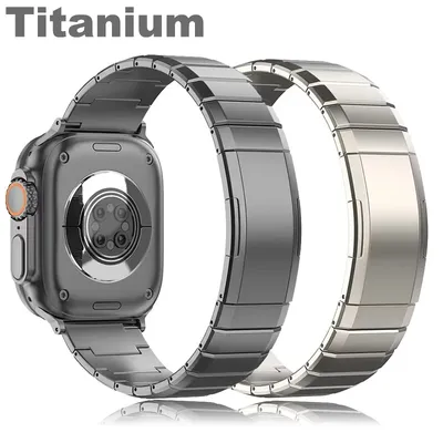 Titanarmband für Apple Watch Ultra2 49 mm 46 mm 45 mm 44 mm 41 mm Armband Quick Fit Link Armband Image