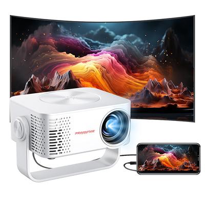 Portable Projector Native 1080P 4K Auto Focus and Keystone Correction 360 Adjustable Stand Detachable Portable