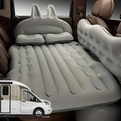 Inflatable Air Mattress for Road Trips] Travel in Comfort with this Inflatable Car Air Mattress - Perfect for Road Trips RVing!