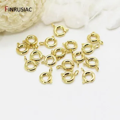 14K Gold Plated Lobster Clasp / Spring Clasps For Jewelry Making DIY Bracelets Necklaces Clasps