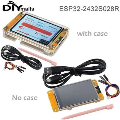 2.8" ESP32-2432S028R ESP32 Display ILI9341 Resistive Touchscreen TFT LCD Module ESP-WROOM-32