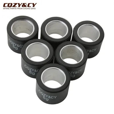 6pc Scooter Variator Racing Roller Weights 5g-8g 19x15.5mm For Derbi Atlantis Bullet Eu2 50 Gp1 50cc